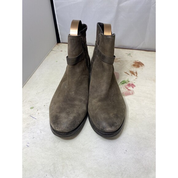 BDG Brown Leather Ankle Booties Women's Size 10 - Picture 5 of 7